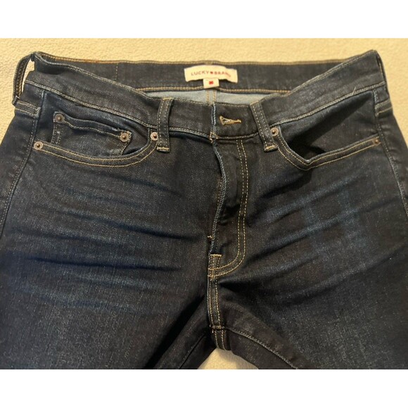 Lucky Brand Women's Mid Rise Sweet Straight Blue Denim Jeans Size 10/30 R - Picture 6 of 15